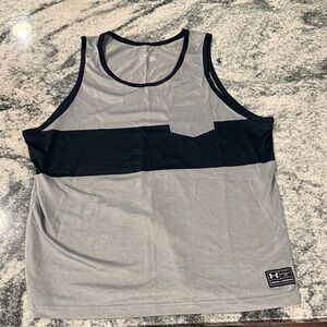Under Armour Black and Gray Tank Top